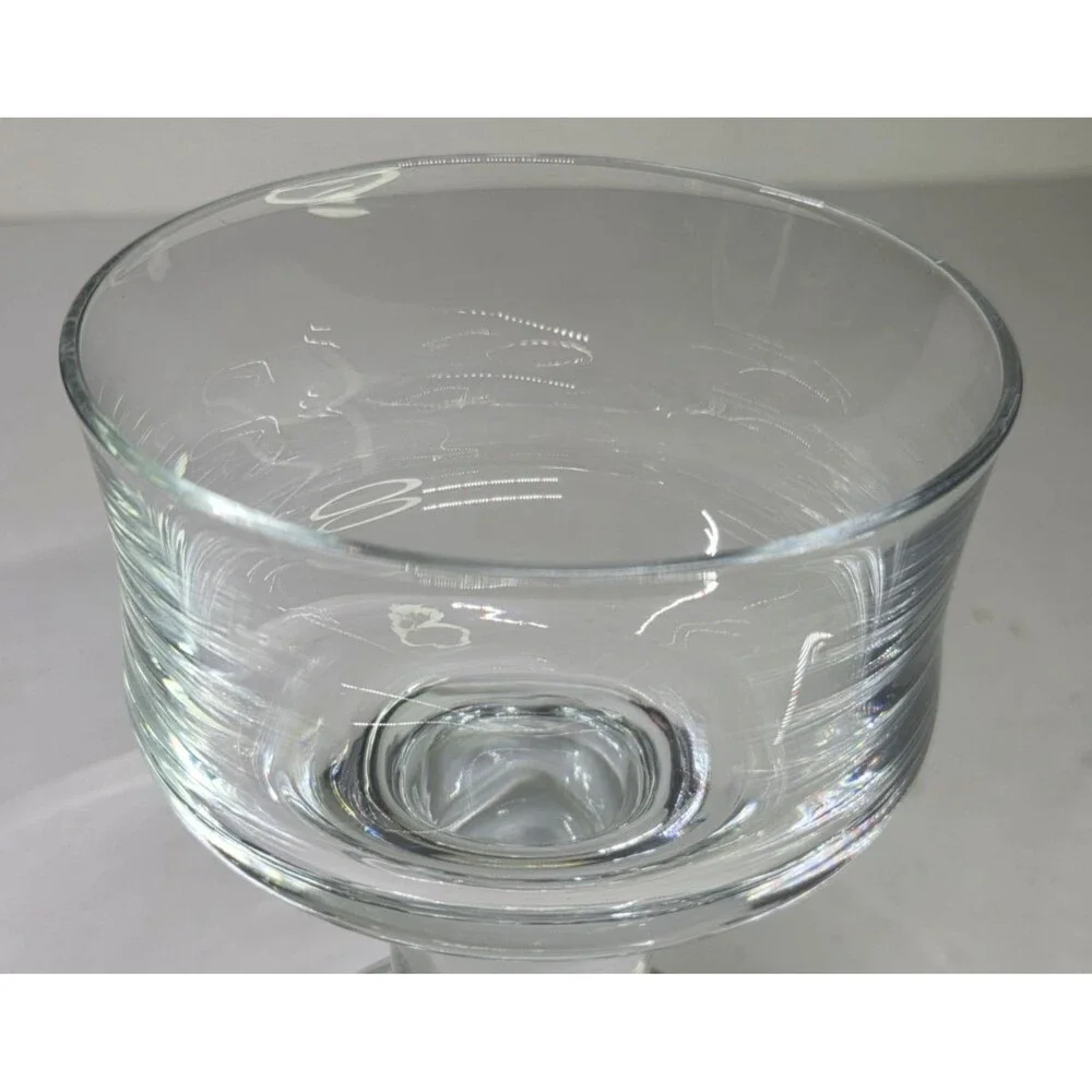 Set of 3 Krosno Thor Svend Jensen Crystal Wine Water Goblets Glasses Champagne